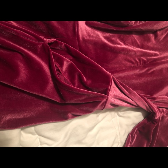 NEW Candies Pink Velvet Romper - Picture 8 of 8